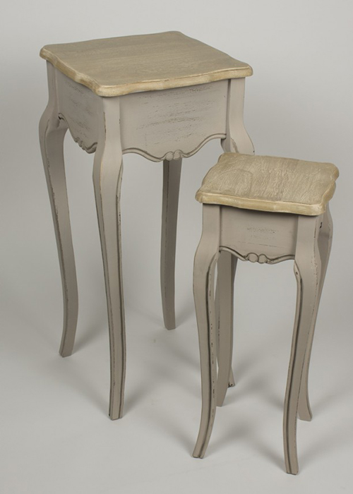 ZJW109_3_French Country Grey Brown Nested Tables