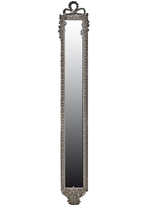 SNQ002S_Ornate Silver Full Length Slim Mirror