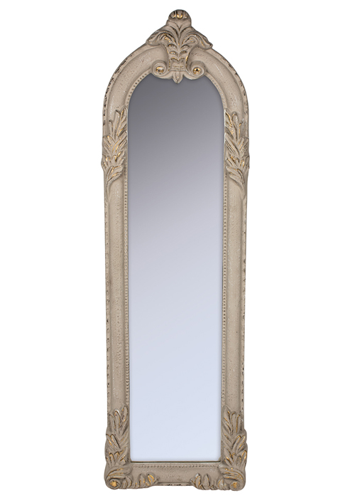 SNQ070__Antique Style Cream Gold Wall Mirror