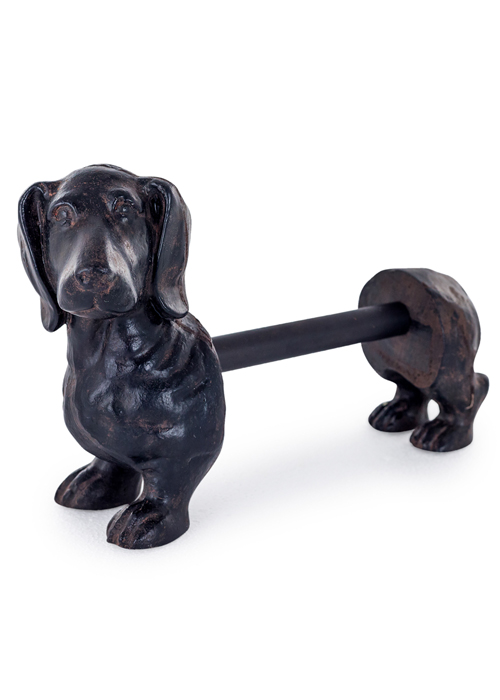 ET331 a Dachshund Dog Kitchen Roll Holder