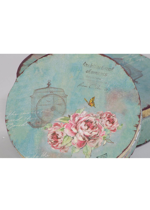NYC098_3_Vintage Floral Rose Butterfly Storage Tins