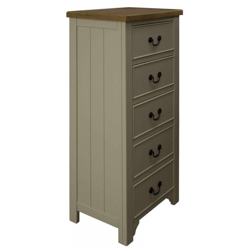 okl006-angled-alt_Country Cream Brown Wooden Tall Boy