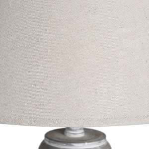 16297-b Distressed Grey White Floor Lamp