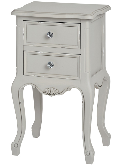 17046 French Antique Grey Side Table
