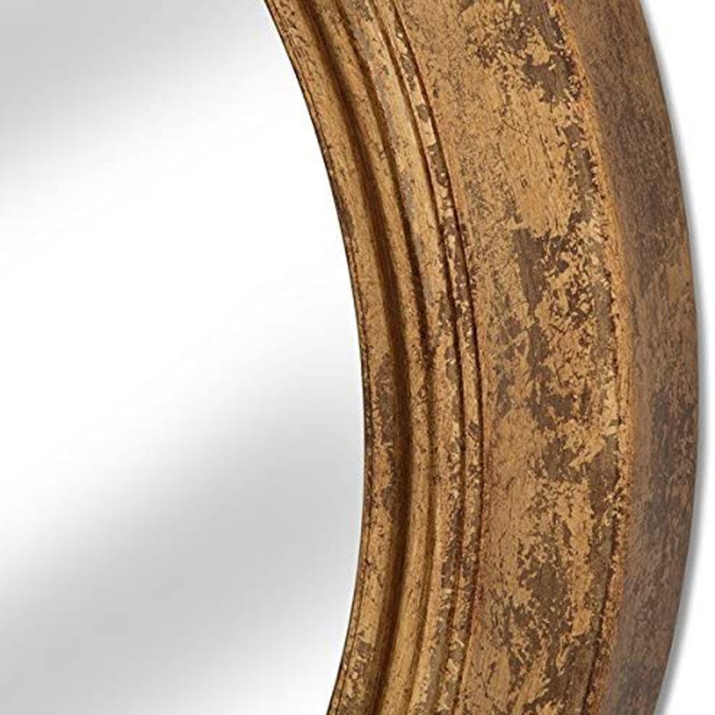 18384-b Large Gold Deep Frame Wall Mirror
