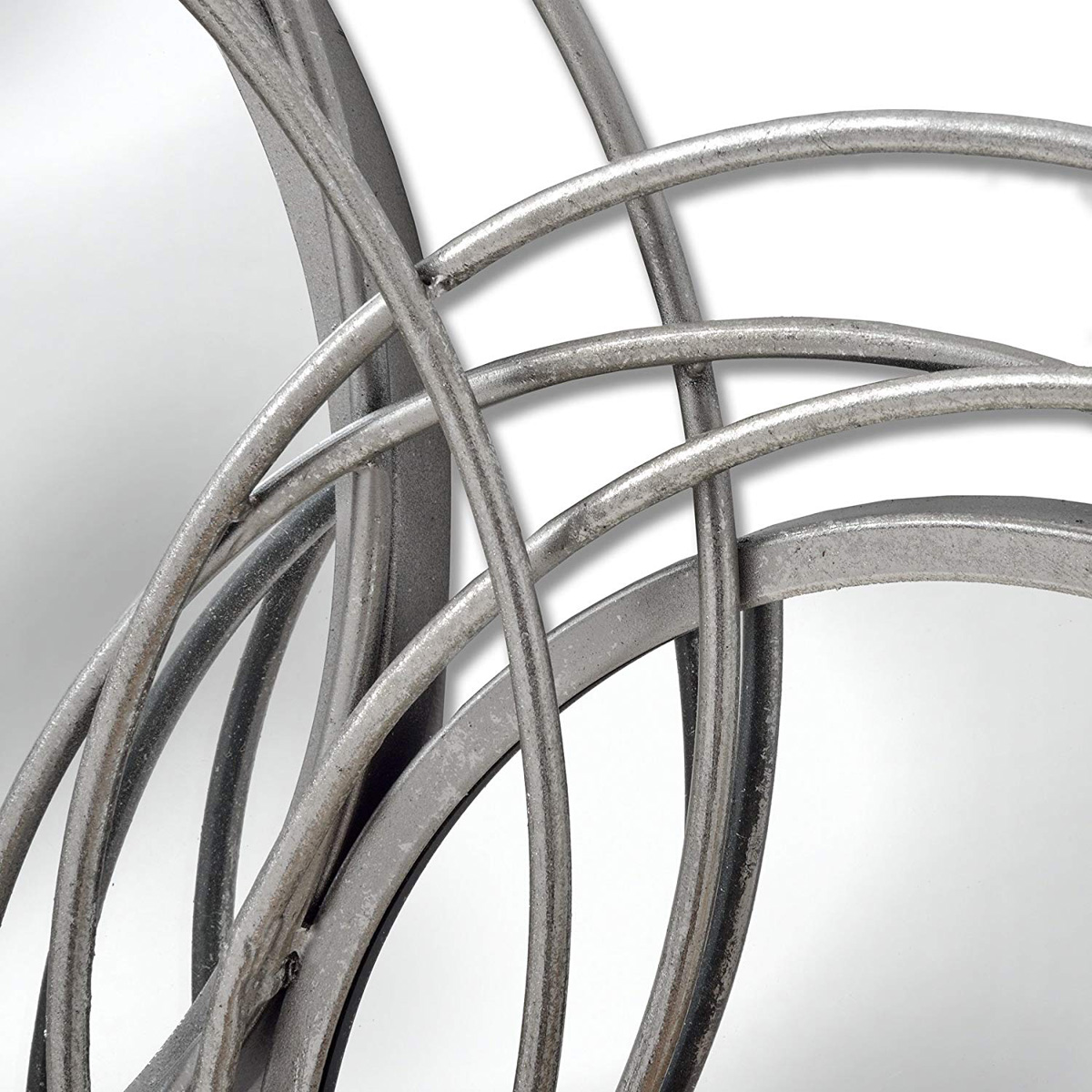 Silver Trio Circle Mirrored Wall Art