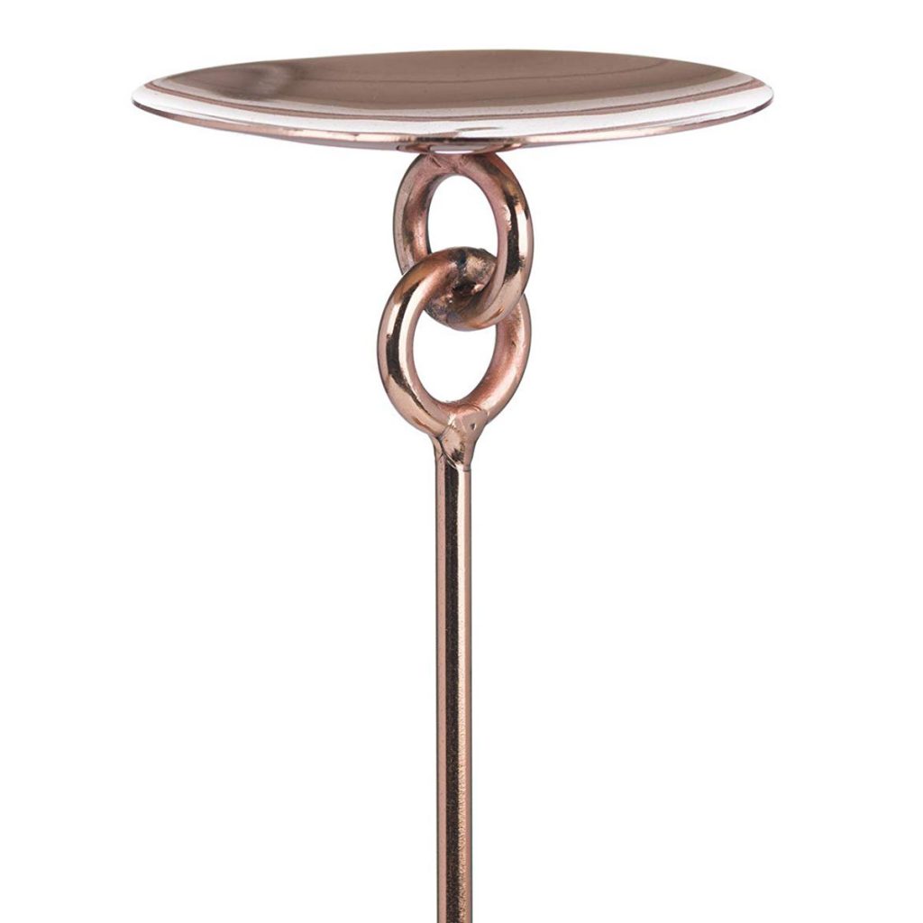 19120-a Chain Link Copper Candle Holder
