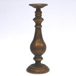 DB170SM Antique Gold Candle Stand Holder