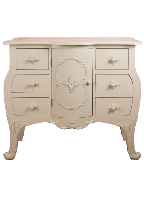 pfj007__French Antique Style Cream Dresser