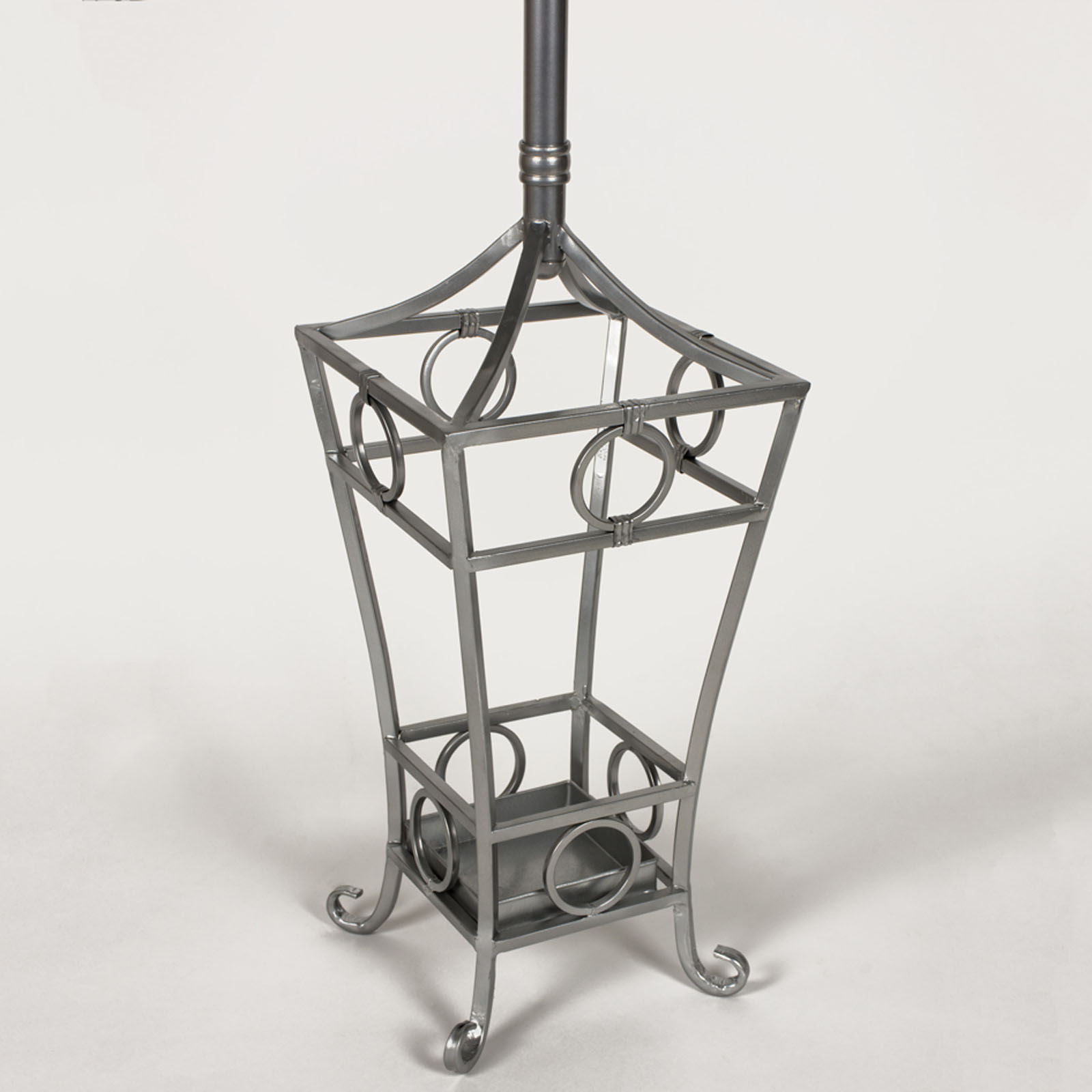 Ornate Silver Free Standing Coat Stand Interior Flair
