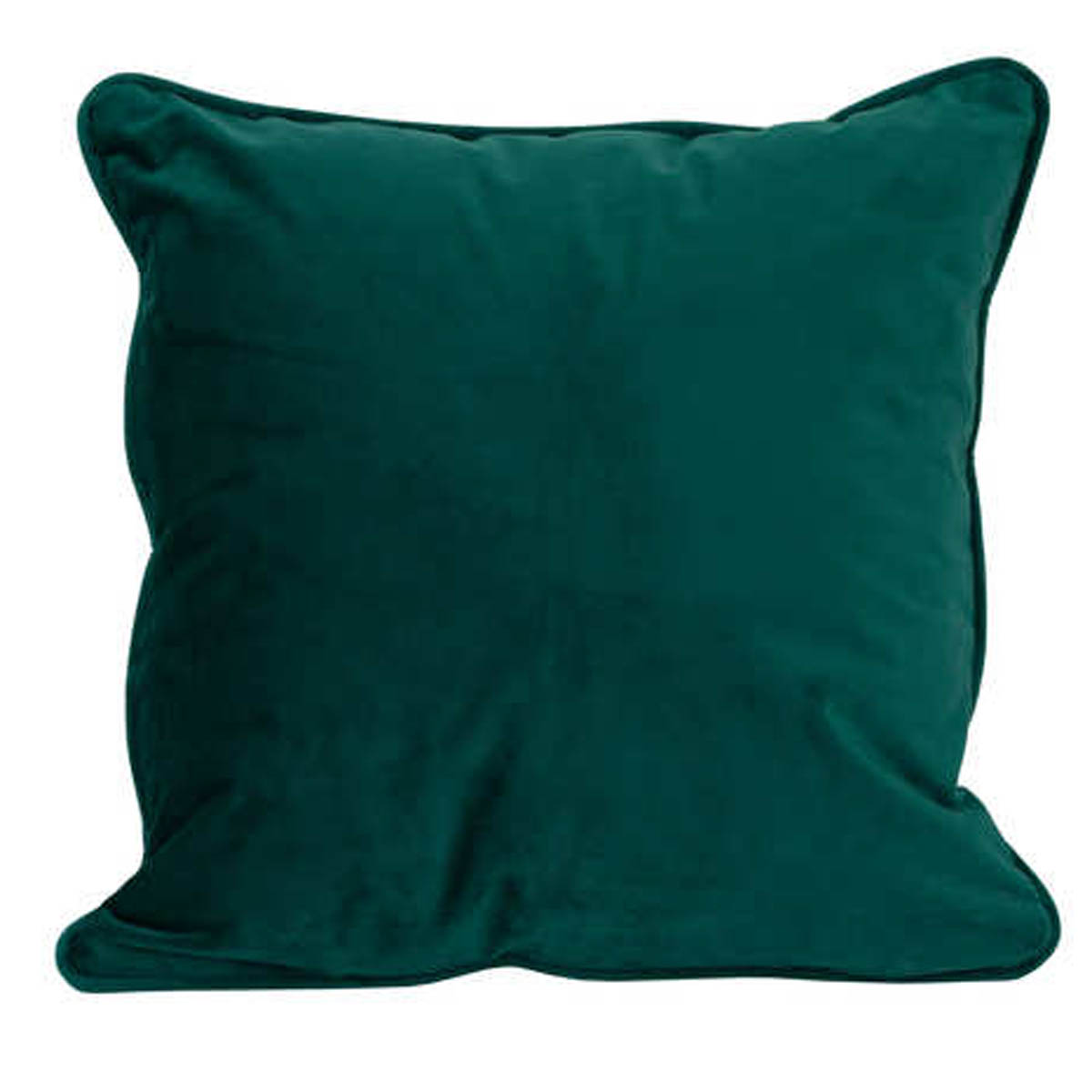 19347 Dark Green Velvet Cushion with Inner Interior Flair