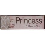 Princess Sleeps Here Metal Sign