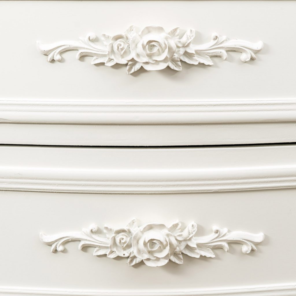 tfg-222-wh_det_02_1 Ornate Soft White Floral Bedside Table