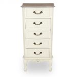 tfg116-aw-wd_2 Ornate Antique White Tall Boy Drawers