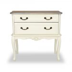 tgf-120-aw-wd Antique White Wooden 2 Drawers Chest