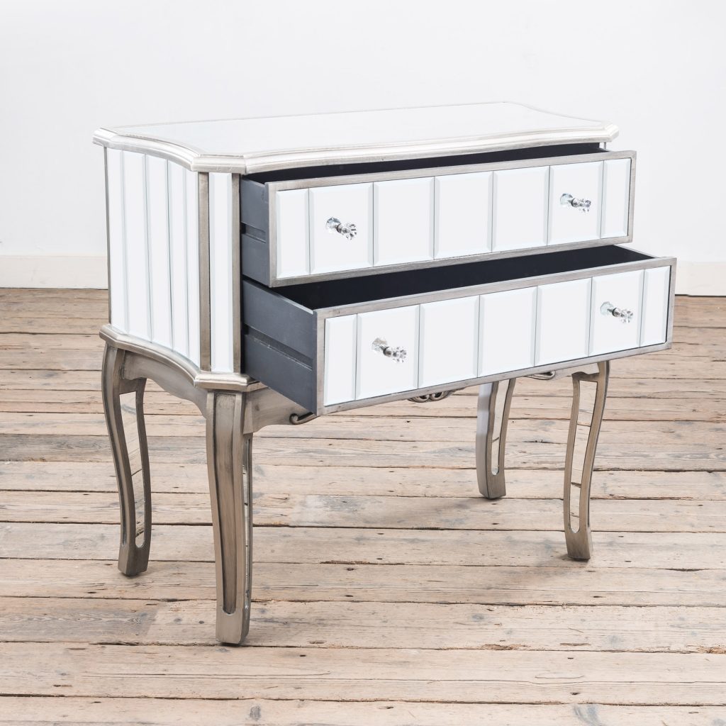 ven-a-003-slpt_open_02 French Vintage Silver Mirror Chest of Drawers