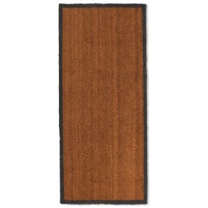 DMCO12_2 Contemporary Grey Border Coir Doormat