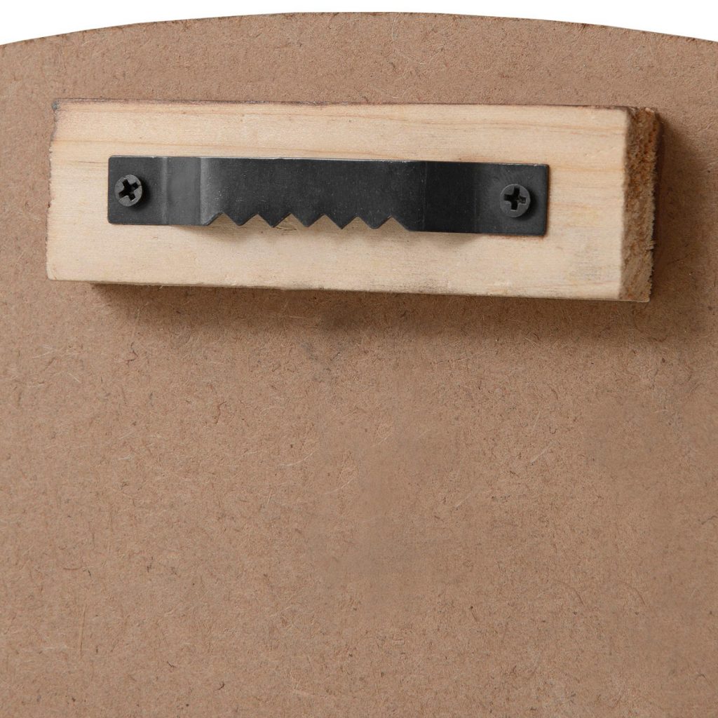 18765-c Large Vintage Brown Wooden Clock