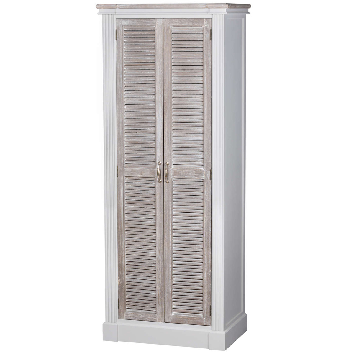 18893 Tall White Grey Shoe Storage Cupboard Interior Flair