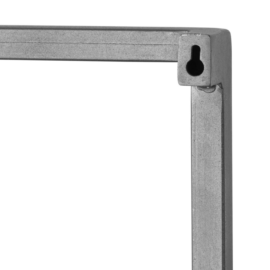 19753-b Contemporary Rustic Acacia Wood Open Shelf