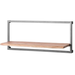 19984 Wide Contemporary Rustic Acacia Wood Shelf