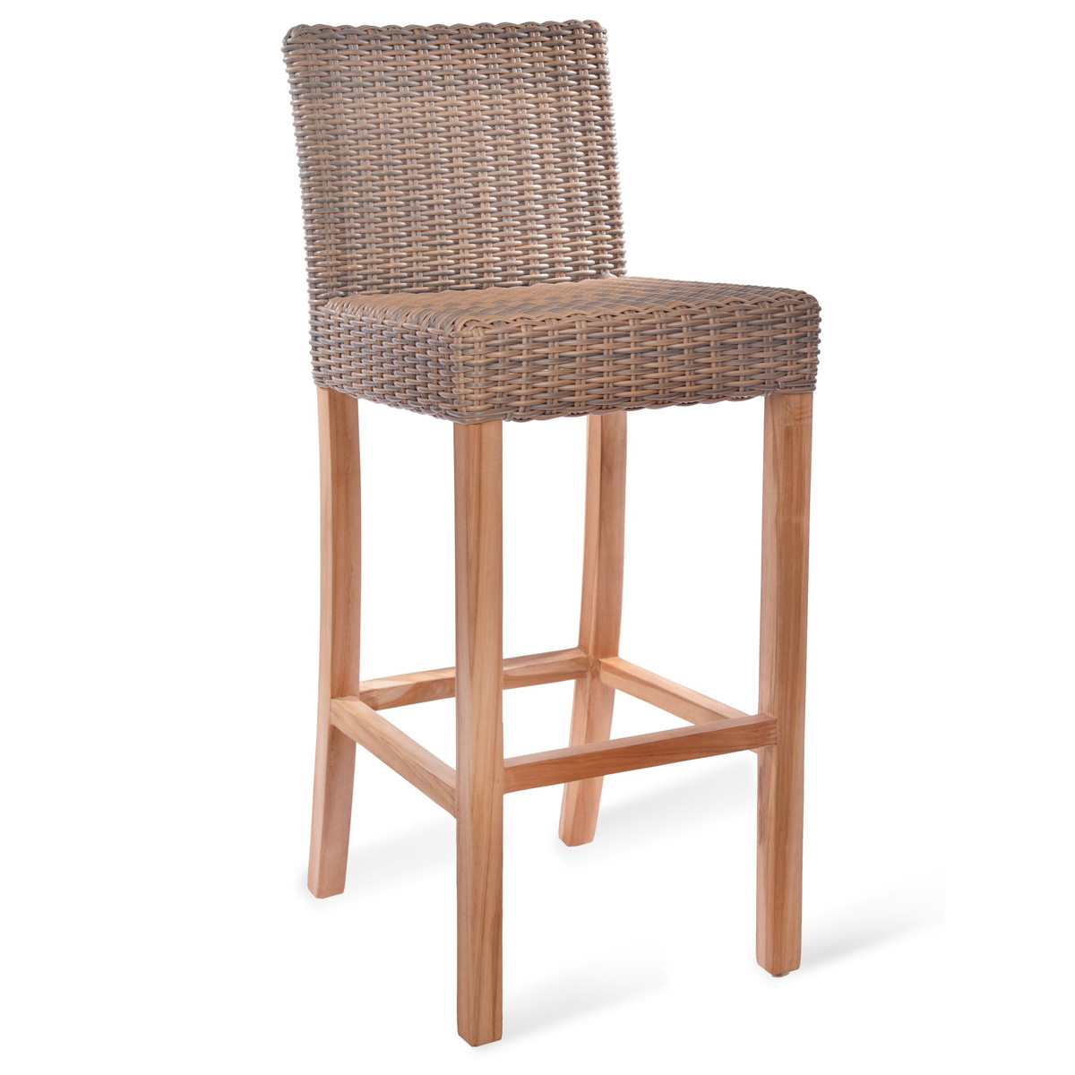 BSPE01_portrait_8 Rattan Teak Indoor Outdoor Bar Stool Interior Flair