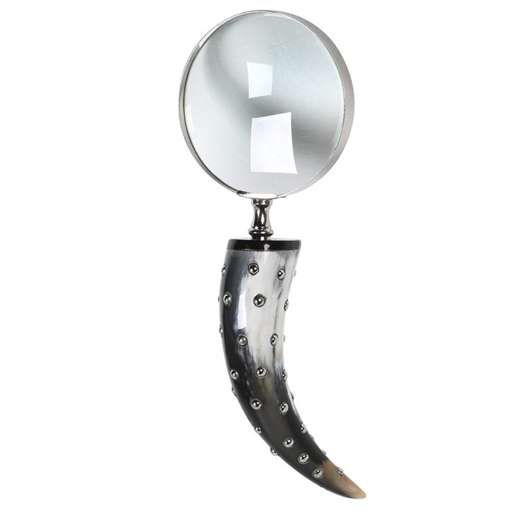 HLX133 Decorative Horn Handle Magnifying Glass