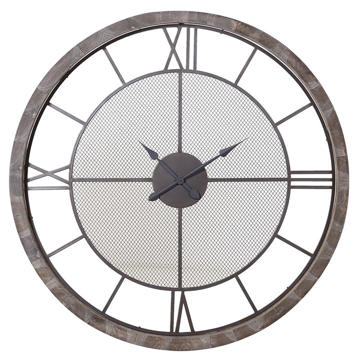 Extra Large Metal Clock Extra Large Brushed Steel Metal Wall Clock