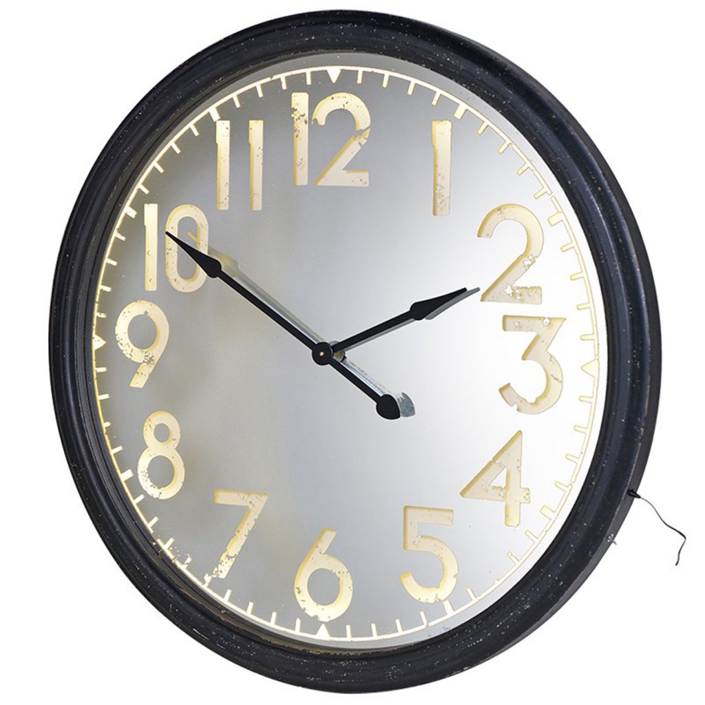stn1306_2_Extra Large Black Light Up Clock