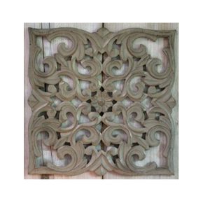 11SS09 Hand Carved Distressed Grey Wall Panel 2 