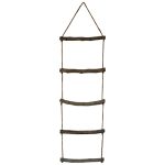 1351 Rustic Brown Towel Rail Display Ladder