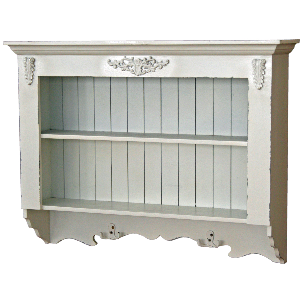 Antique wall clearance shelf unit