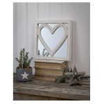 16SS99 Hand Made Love Heart Wall Mirror