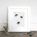 GP40 Buzzing Bees Fine Art Print