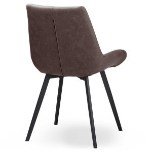 20046-a Contemporary Grey Dining Seat Chair