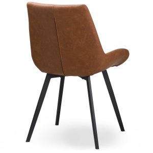 20047-a Contemporary Tan Brown Dining Chair