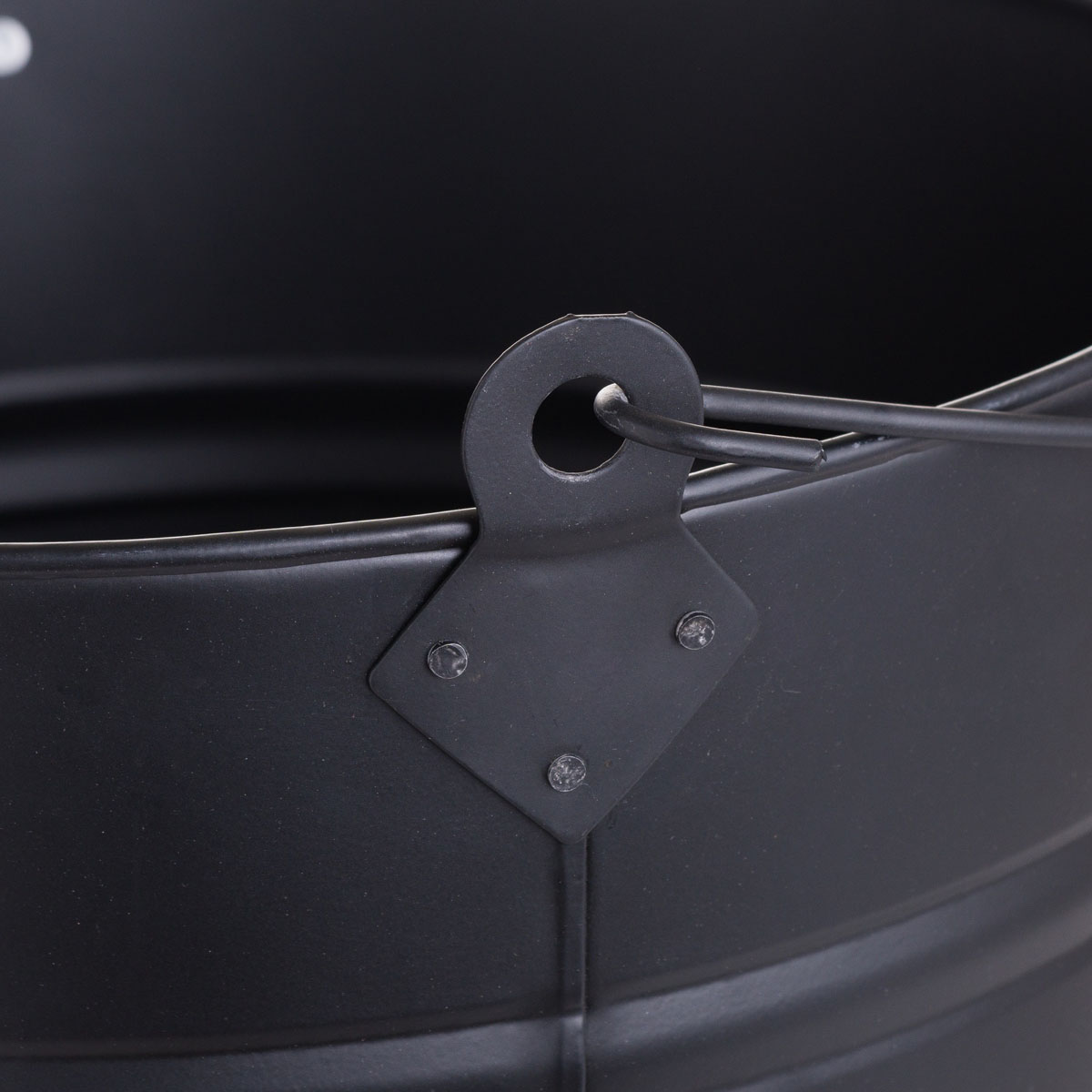 Vintage Style Indoor Companion Set Fireplace Coal Fire Wood Burner Accessories Tong Brush Poker Shovel Cast Iron Black~5007562255355 01c Mp