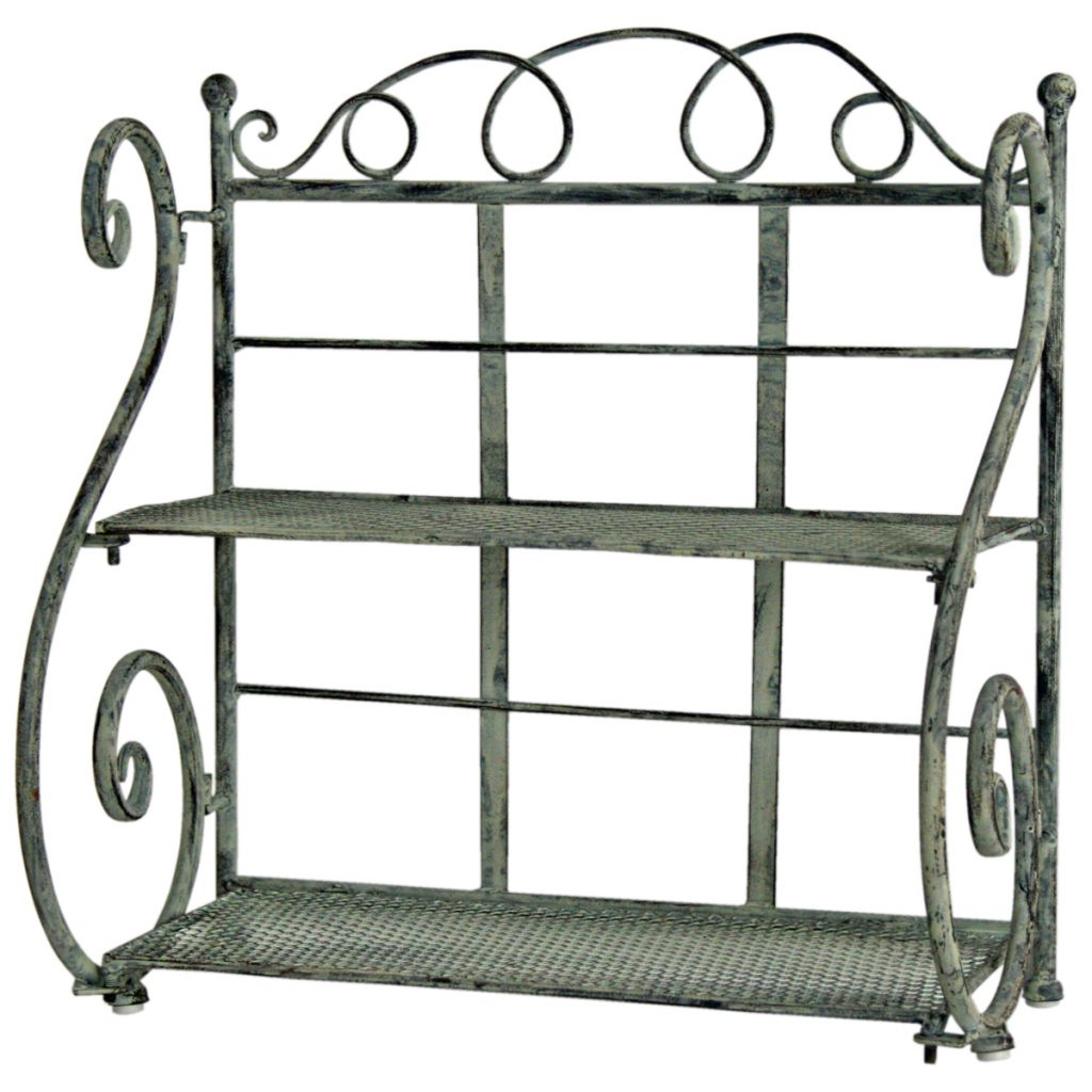 Decorative Vintage Style Grey Wall Shelves Interior Flair