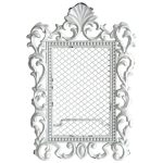 3207 Vintage White Mesh Jewellery Holder