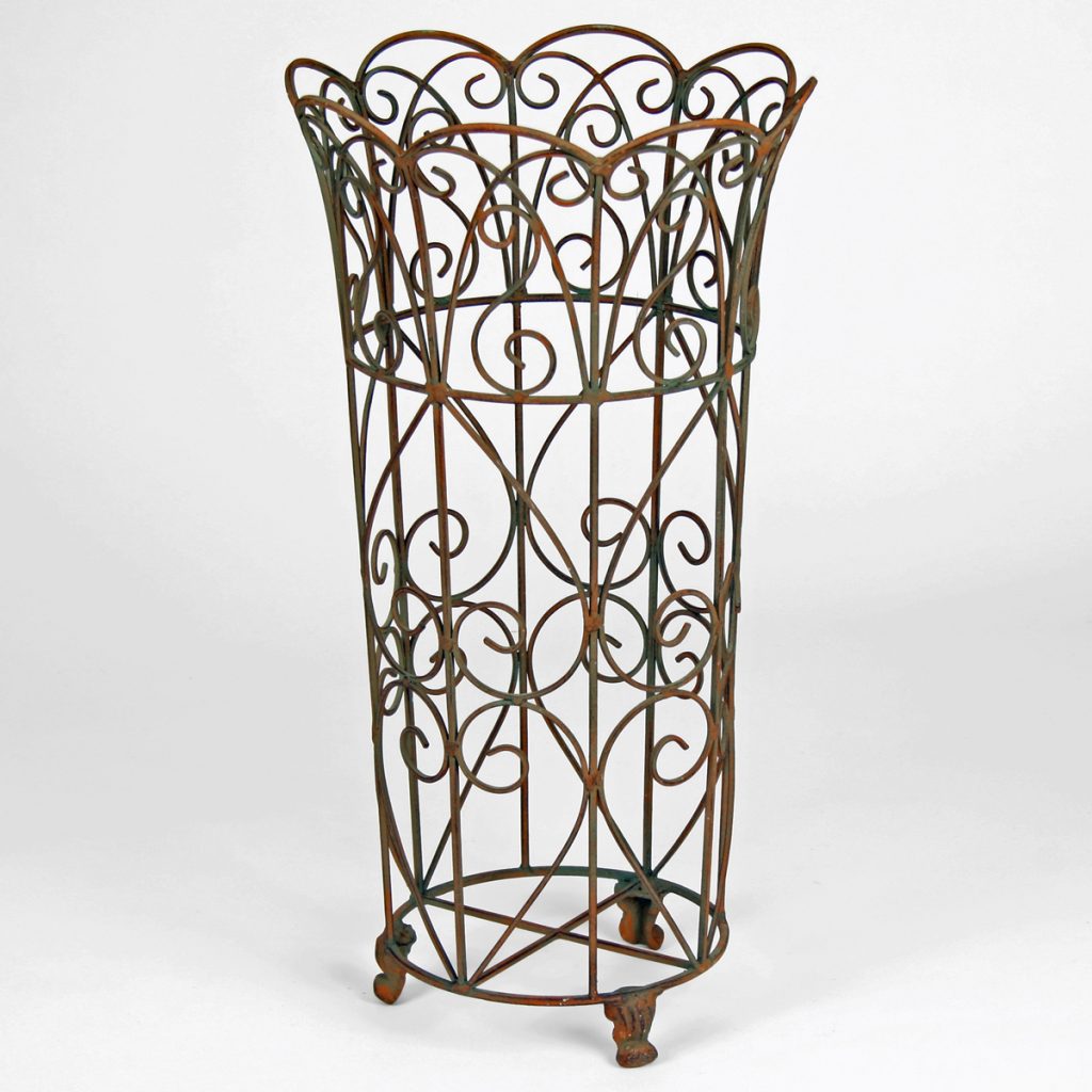 3881 Antique Style Wire Umbrella Stand