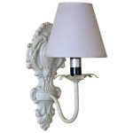 4361 Ornate Grey Wall Light Lamp