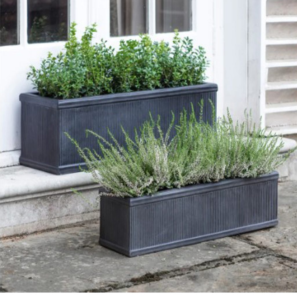 BTPL02S Hand Made Grey Garden Planter Trough