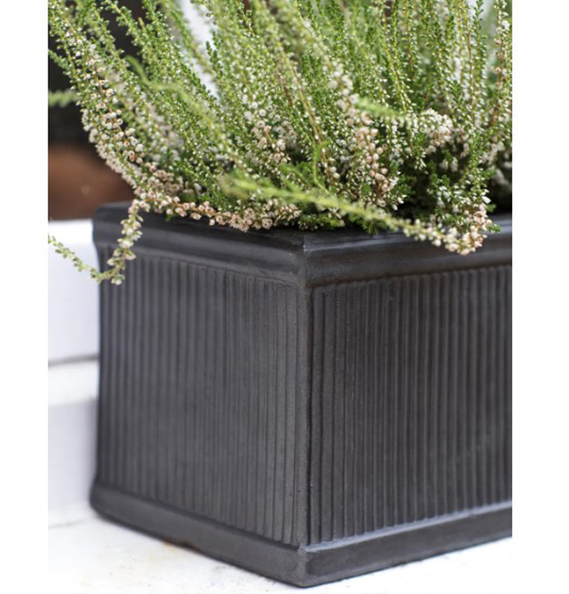 BTPL02S a Hand Made Grey Garden Planter Trough