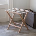 FLBE01_Wooden Beech Folding Luggage Rack