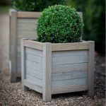 PLAW01 Rustic Wooden Garden Planter