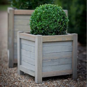 PLAW01 Rustic Wooden Garden Planter