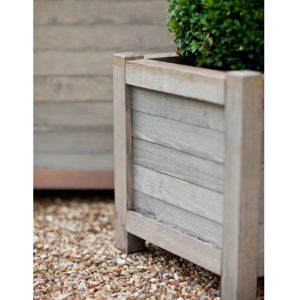 PLAW01 b Rustic Wooden Garden Planter