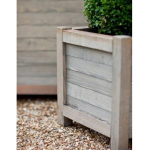 PLAW01 b Rustic Wooden Garden Planter