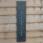 THSL04_Grey Slate Stone Wall Thermometer