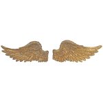 5597 Pair Large Gold Angel Wings Decoration